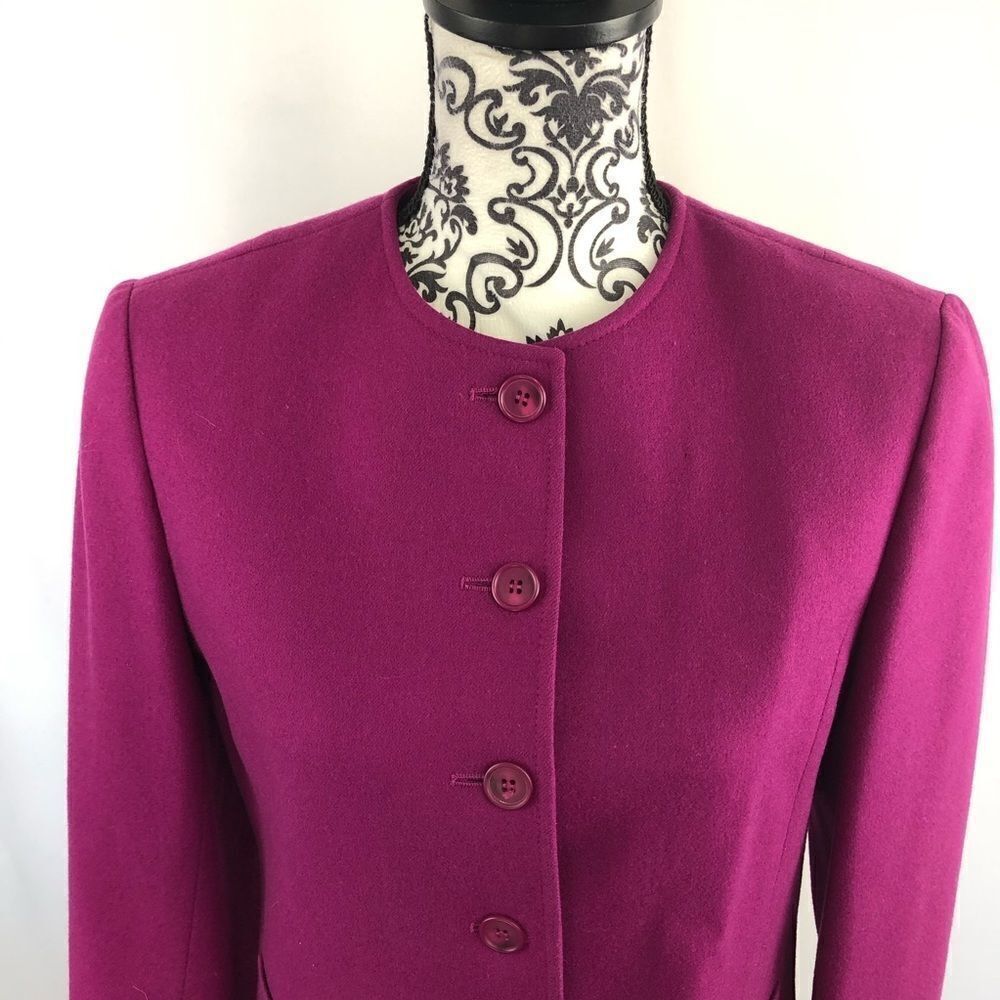 Pendleton Wool Button Down Cropped Jacket - image 2